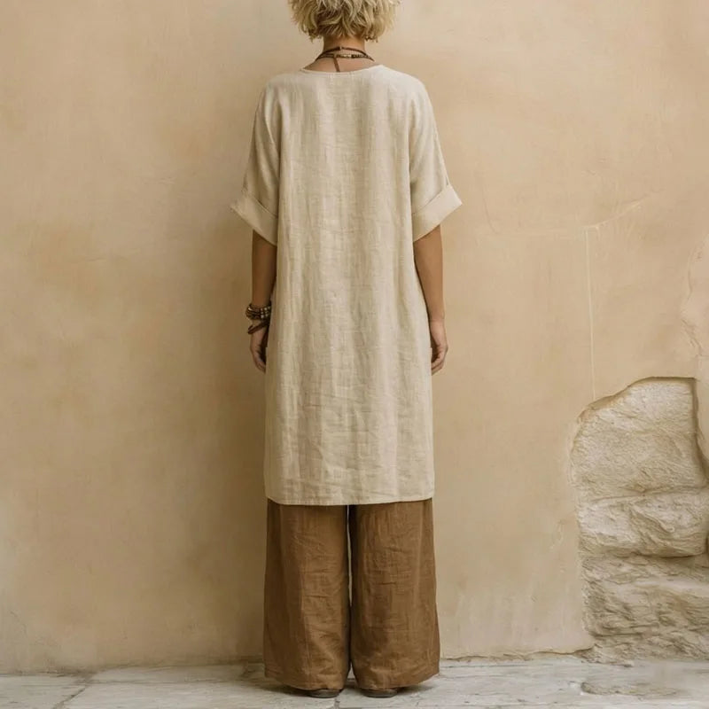 Iveta | Boho třídílný komplet s geometrickým vzorem