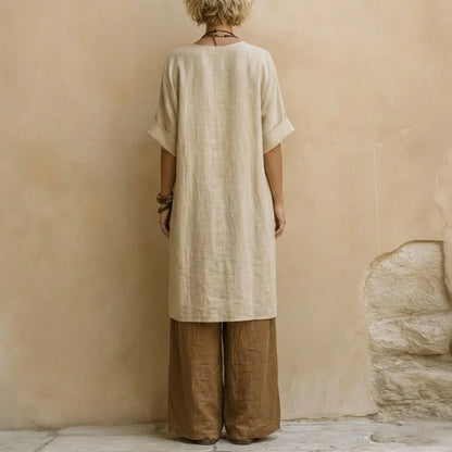 Iveta | Boho třídílný komplet s geometrickým vzorem