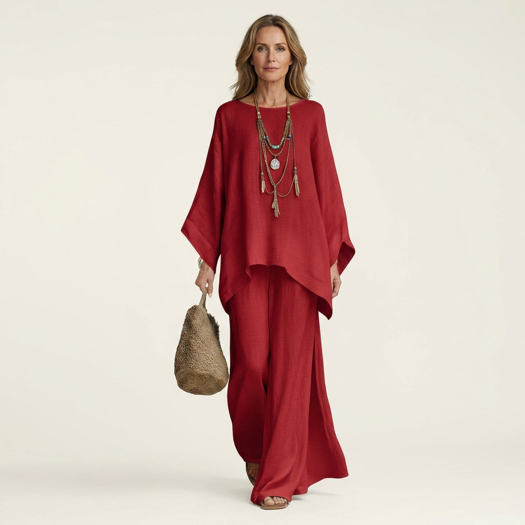 Milena - Boho dvoudílný komplet