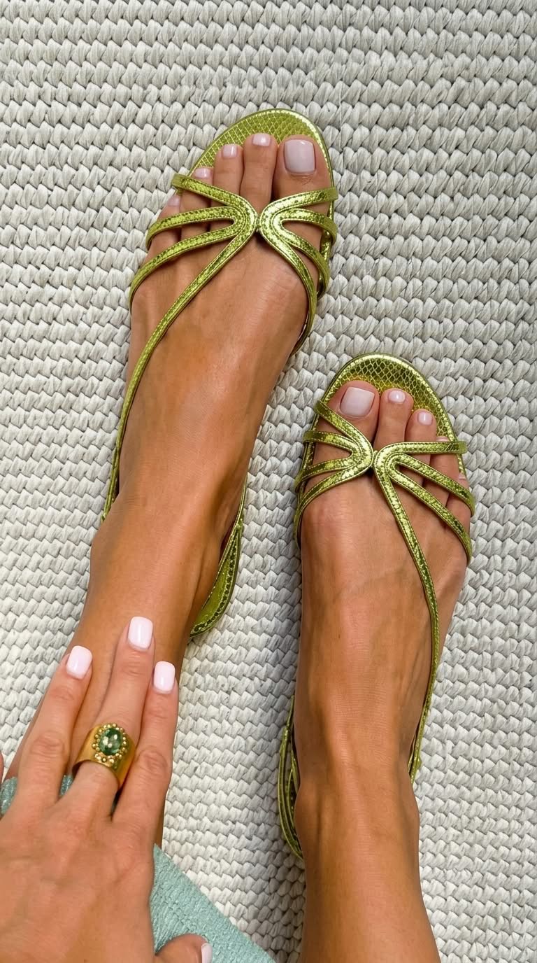 Marta | Zlaté sandály „Letní elegance“