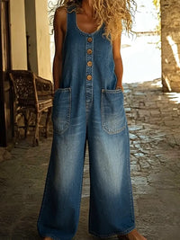 Sára - Vintage overal z opraného denimu